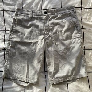 Hurley Light Gray Flat Front Shorts